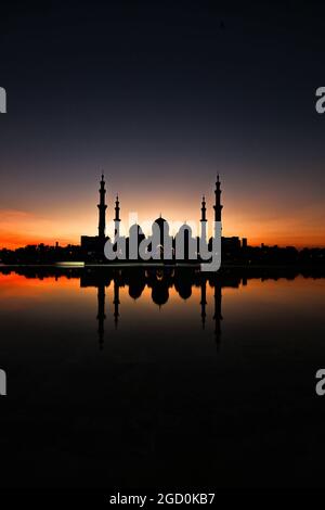 Malerisches Abu Dhabi. Abu Dhabi Grand Prix, Donnerstag, 28. November 2019. Yas Marina Circuit, Abu Dhabi, VAE. Stockfoto