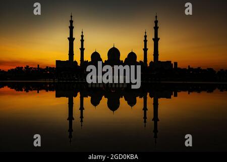 Malerisches Abu Dhabi. Abu Dhabi Grand Prix, Donnerstag, 28. November 2019. Yas Marina Circuit, Abu Dhabi, VAE. Stockfoto