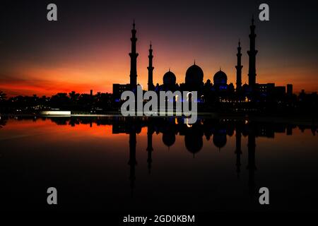Malerisches Abu Dhabi. Abu Dhabi Grand Prix, Donnerstag, 28. November 2019. Yas Marina Circuit, Abu Dhabi, VAE. Stockfoto
