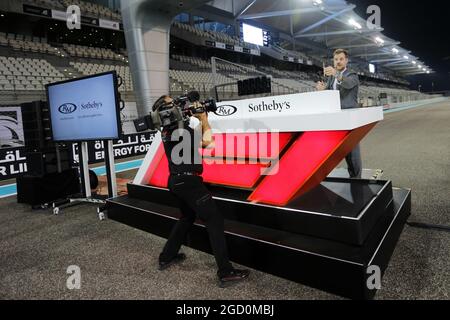 Sotherby versteigert. Abu Dhabi Grand Prix, Samstag, 30. November 2019. Yas Marina Circuit, Abu Dhabi, VAE. Stockfoto