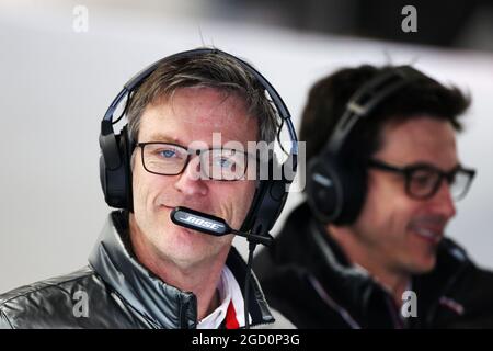 James Allison (GBR) Mercedes AMG F1 Technical Director. Formula One Testing, Tag 3, Freitag, 21. Februar 2020. Barcelona, Spanien. Stockfoto