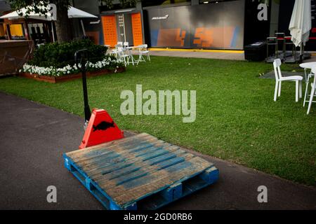 Paddock-Atmosphäre. Großer Preis von Australien, Freitag, 13. März 2020. Albert Park, Melbourne, Australien. Stockfoto