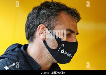 Cyril Abiteboul (FRA) Renault Sport F1 Geschäftsführer. Steiermark Grand Prix, Samstag, 11. Juli 2020. Spielberg, Österreich. Stockfoto