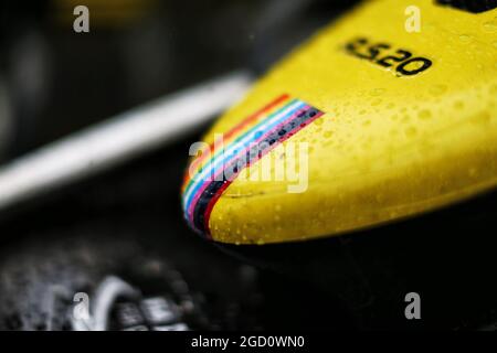 Renault F1 Team RS20 Nosecon. Großer Preis von Ungarn, Freitag, 17. Juli 2020. Budapest, Ungarn. Stockfoto