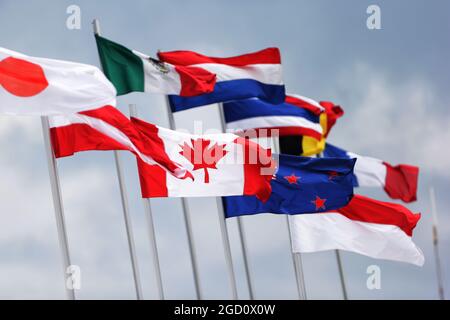 Atmosphäre des Stromkreises - Alarmmeldungen. Großer Preis von Ungarn, Sonntag, 19. Juli 2020. Budapest, Ungarn. Stockfoto