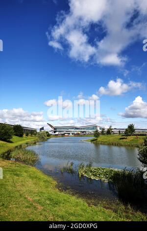 Rundkurs Atmosphäre - See. Großer Preis von Großbritannien, Sonntag, 2. August 2020. Silverstone, England. Stockfoto