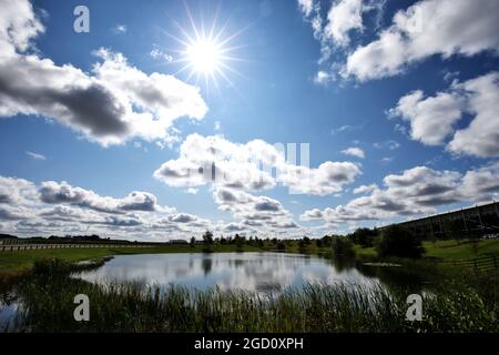 Rundkurs Atmosphäre - See. Großer Preis von Großbritannien, Sonntag, 2. August 2020. Silverstone, England. Stockfoto