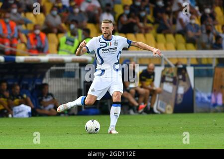 Parma, Italien. August 2021. Milan Skriniar (Inter) während titoloEvento, Freundschaftsspiel in Parma, Italien, August 08 2021 Kredit: Unabhängige Fotoagentur/Alamy Live Nachrichten Stockfoto