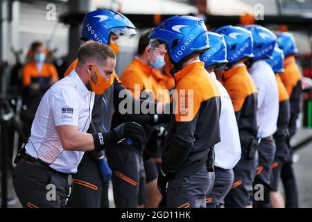 McLaren. Großer Preis von Belgien, Sonntag, 30. August 2020. Spa-Francorchamps, Belgien. Stockfoto