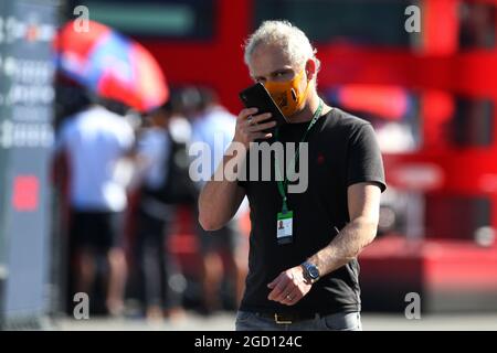 Adam Norris (GBR) Vater von Lando Norris (GBR) McLaren. Großer Preis von Italien, Donnerstag, 3. September 2020. Monza Italien. Stockfoto