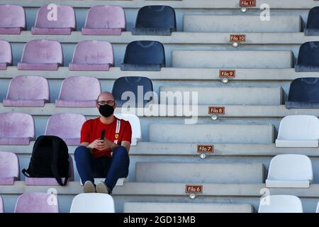 Circuit Atmosphäre - Fan in der Tribüne. Großer Preis der Toskana, Samstag, 12. September 2020. Mugello Italien. Stockfoto