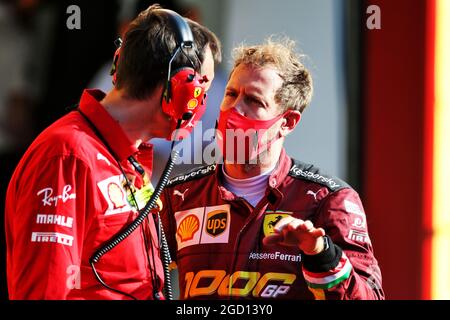 Sebastian Vettel (GER) Ferrari. Großer Preis der Toskana, Sonntag, 13. September 2020. Mugello Italien. Stockfoto