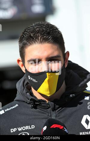 Esteban Ocon (FRA) Renault F1 Team. Eifel Grand Prix, Sonntag, 11. Oktober 2020. Nurbugring, Deutschland. Stockfoto