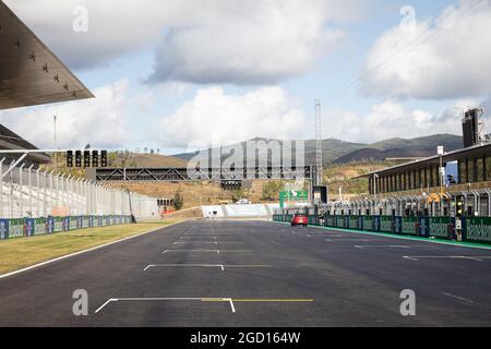 Atmosphäre im Kreislauf. Großer Preis von Portugal, Donnerstag, 22. Oktober 2020. Portimao, Portugal. Stockfoto