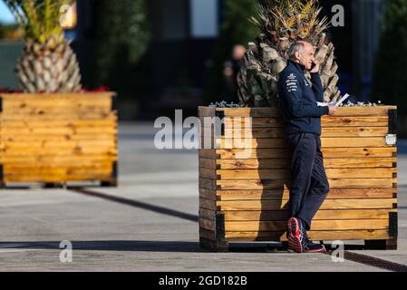 Franz Tost (AUT) AlphaTauri Teamchef. Großer Preis der Türkei, Donnerstag, 12. November 2020. Istanbul, Türkei. Stockfoto