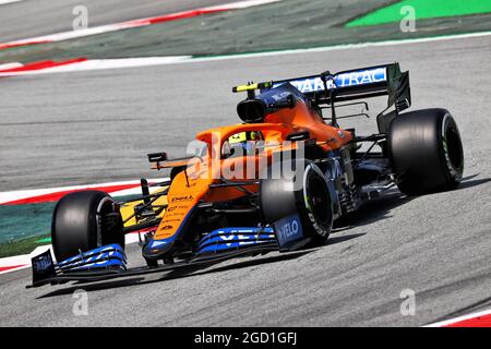 Lando Norris (GBR) McLaren MCL35M. Großer Preis von Spanien, Freitag, 7. Mai 2021. Barcelona, Spanien. Stockfoto
