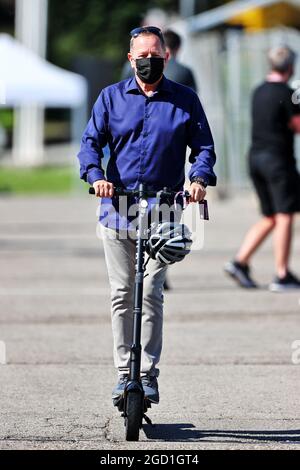 Martin Brundle (GBR), Kommentator von Sky Sports. Großer Preis von Spanien, Samstag, 8. Mai 2021. Barcelona, Spanien. Stockfoto