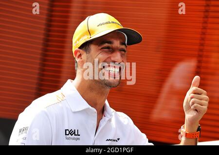 Daniel Ricciardo (AUS) McLaren. Großer Preis von Österreich, Donnerstag, 1. Juli 2021. Spielberg, Österreich. Stockfoto