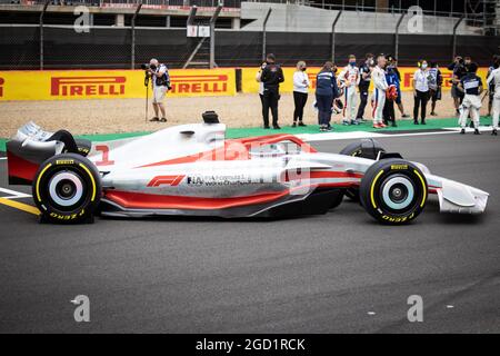 2022 Markteinführung. Großer Preis von Großbritannien, Donnerstag, 15. Juli 2021. Silverstone, England. Stockfoto