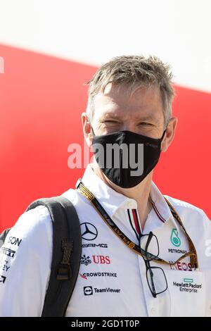 James Allison (GBR) Mercedes AMG F1 Chief Technical Officer. Großer Preis von Großbritannien, Samstag, 17. Juli 2021. Silverstone, England. Stockfoto