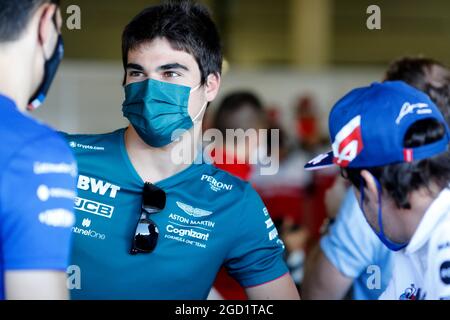 Lance Stroll (CDN) Aston Martin F1 Team. Großer Preis von Großbritannien, Sonntag, 18. Juli 2021. Silverstone, England. Stockfoto