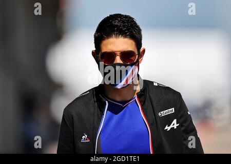 Esteban Ocon (FRA) Alpine F1 Team. Großer Preis von Ungarn, Donnerstag, 29. Juli 2021. Budapest, Ungarn. Stockfoto