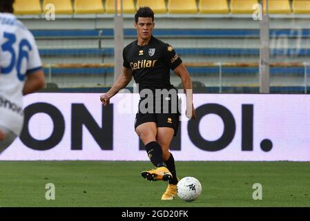 Parma, Italien. August 2021. Yordan Osorio (Parma) während titoloEvento, Freundschaftsspiel in Parma, Italien, August 08 2021 Quelle: Independent Photo Agency/Alamy Live News Stockfoto