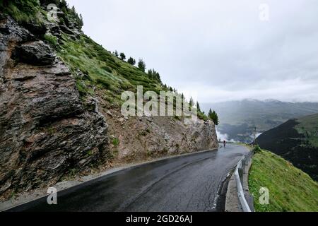 Pass Gaviapass, Passo di Gavia, in den italienischen Alpen. Der Gavia-Pass verbindet die Provinzen Sondrio und Brescia. Stockfoto