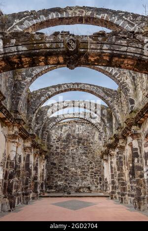 Ruinen von Iglesia La Marinera in San Blas, Nayarit, Mexiko. Stockfoto