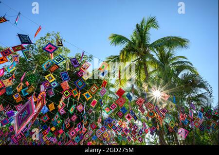 Ojo de Dios in Sayulita, Riviera Nayarit, Mexiko. Stockfoto