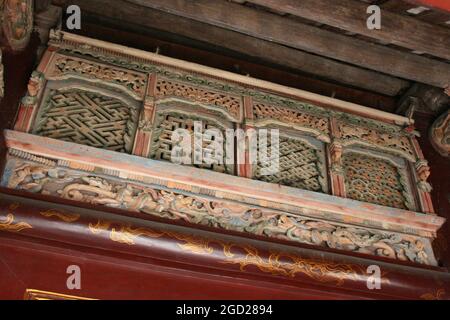 buddhistischer Tempel (le dai hanh) in ninh binh (vietnam) Stockfoto