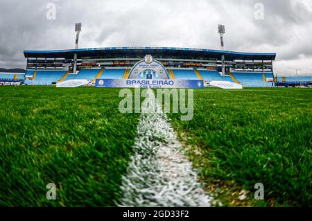 Florianópolis (SC), 10/08/2021 - Futebol / Campeonato Brasileiro - Partida entre Avaí X Guarani válida pela 17ª rodada da Série B do Campeonato Brasil Stockfoto