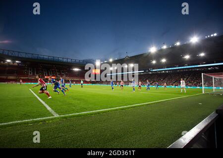 Sheffield, Großbritannien. August 2021. Eine allgemeine Sicht der Spielaktion in Sheffield, Vereinigtes Königreich, am 8/10/2021. (Foto von Ben Early/News Images/Sipa USA) Quelle: SIPA USA/Alamy Live News Stockfoto