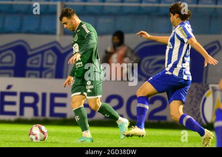 Florianópolis (SC), 10/08/2021 - Futebol / Campeonato Brasileiro - Partida entre Avaí X Guarani válida pela 17ª rodada da Série B do Campeonato Brasil Stockfoto