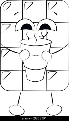 Für Ikonen, Web, Postkarten, Dekor, Verpackung, Drucke für Dinge, Abdeckungen für Notizbücher, Dekoration von Schachteln für Aufkleber, Rucksack, individuelles Element, c Stock Vektor