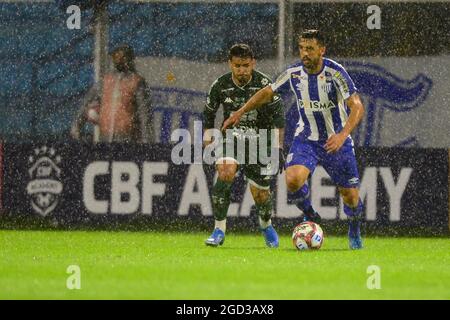 Florianópolis (SC), 10/08/2021 - Futebol / Campeonato Brasileiro - Partida entre Avaí X Guarani válida pela 17ª rodada da Série B do Campeonato Brasil Stockfoto