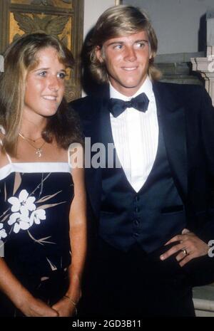 Tracy Austin Vince Van Patten 1984 Foto von John Barrett/PHOTOlink Stockfoto