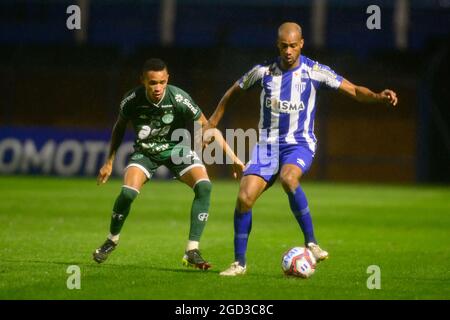 Florianópolis (SC), 10/08/2021 - Futebol / Campeonato Brasileiro - Partida entre Avaí X Guarani válida pela 17ª rodada da Série B do Campeonato Brasil Stockfoto