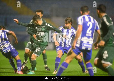 Florianópolis (SC), 10/08/2021 - Futebol / Campeonato Brasileiro - Partida entre Avaí X Guarani válida pela 17ª rodada da Série B do Campeonato Brasil Stockfoto