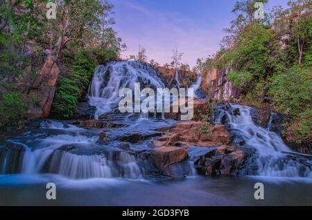 Seventeen Mile Falls, Jatbula. Nitmulik National Park Trail Northern Territoty Stockfoto