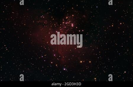 Adlernebel / Säulen der Schöpfung Stockfoto