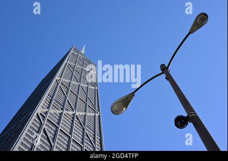 Die Aussichtsplattform von 360 Chicago bietet eine fantastische Aussicht, Chicago IL Stockfoto