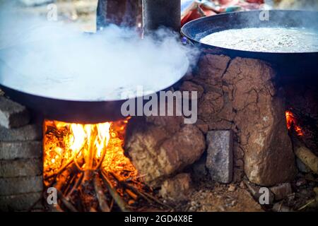 Can Can Viehmarkt in der Provinz Lao Cai im Norden Vietnams Stockfoto