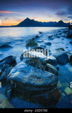 Geographie / Reisen, Großbritannien, Schottland, Strand von Elgol, Schottland, NICHT-EXKLUSIV-VERWENDUNG FÜR DIE VERWENDUNG VON FALTKARTEN-GRUSSKARTEN-POSTKARTEN-KARTEN Stockfoto
