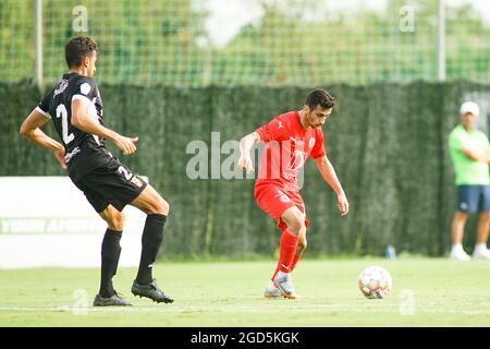 Marbella, Spanien. August 2021. Abdulla Almurisi wurde während des Freundschaftsspiel des Al Arabi SC gegen den AD Ceuta FC im Marbella Football Center in Marbella gesehen.Endstand: Al Arabi SC 3-2 AD Ceuta FC (Foto von Francis Gonzalez/SOPA Images/Sipa USA) Kredit: SIPA USA/Alamy Live News Stockfoto