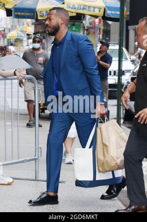 New York, NY, USA. August 2021. Marlon Wayans kommt am 11. August 2021 in New York City nach Good Morning America, um seinen neuen Film Respect zu promoten. Quelle: Rw/Media Punch/Alamy Live News Stockfoto