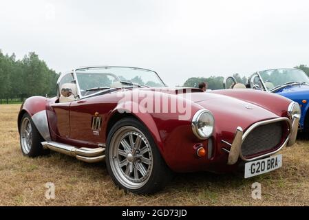 Rochford, Essex, Großbritannien - 27. Juni 2021: Rochford Oldtimer-Show auf dem Rasen in Essex. Stockfoto