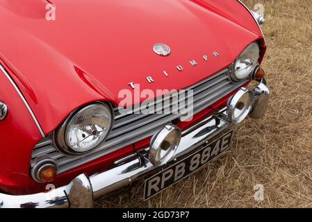 Rochford, Essex, Großbritannien - 27. Juni 2021: Rochford Oldtimer-Show auf dem Rasen in Essex. Stockfoto