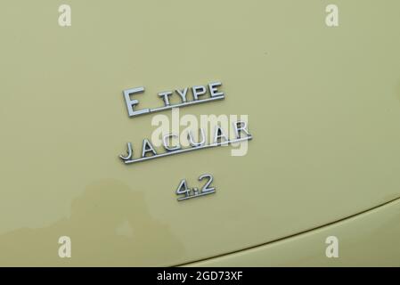 Rochford, Essex, Großbritannien - 27. Juni 2021: Rochford Oldtimer-Show auf dem Rasen in Essex. Stockfoto