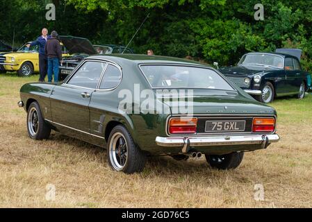 Rochford, Essex, Großbritannien - 27. Juni 2021: Rochford Oldtimer-Show auf dem Rasen in Essex. Stockfoto